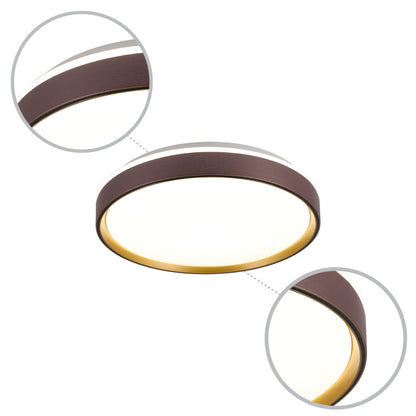 Modern Halo Effect LED Ceiling Light with Colour Contrast Design