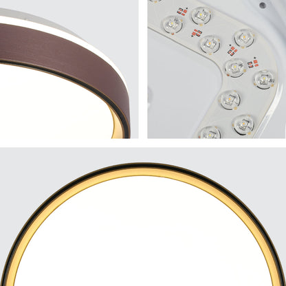 Modern Halo Effect LED Ceiling Light with Colour Contrast Design