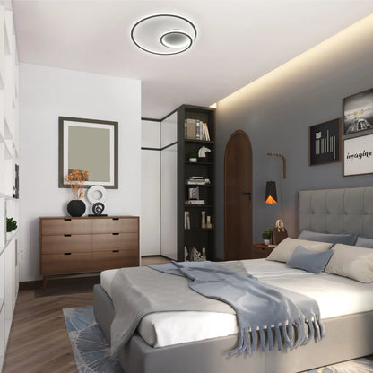 Modern Spiral LED Ceiling Light CCT Tunable and Dimmable with Remote 72W