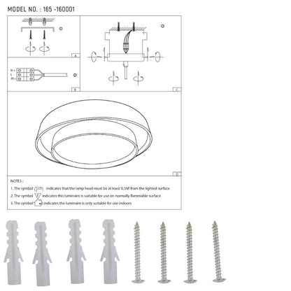 Modern Two-Layer LED Flush Mount Ceiling Light with Remote Control
