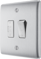 BG Nexus Metal Brushed Steel 10A Fan Isolator