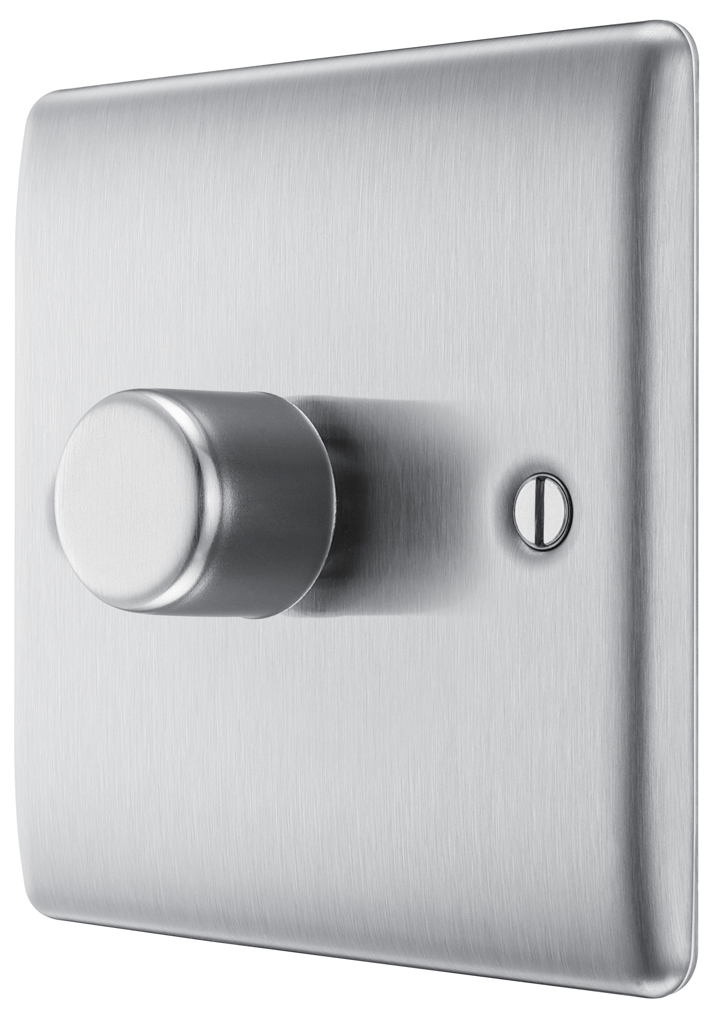BG Nexus Metal Brushed Steel Dimmer Switch