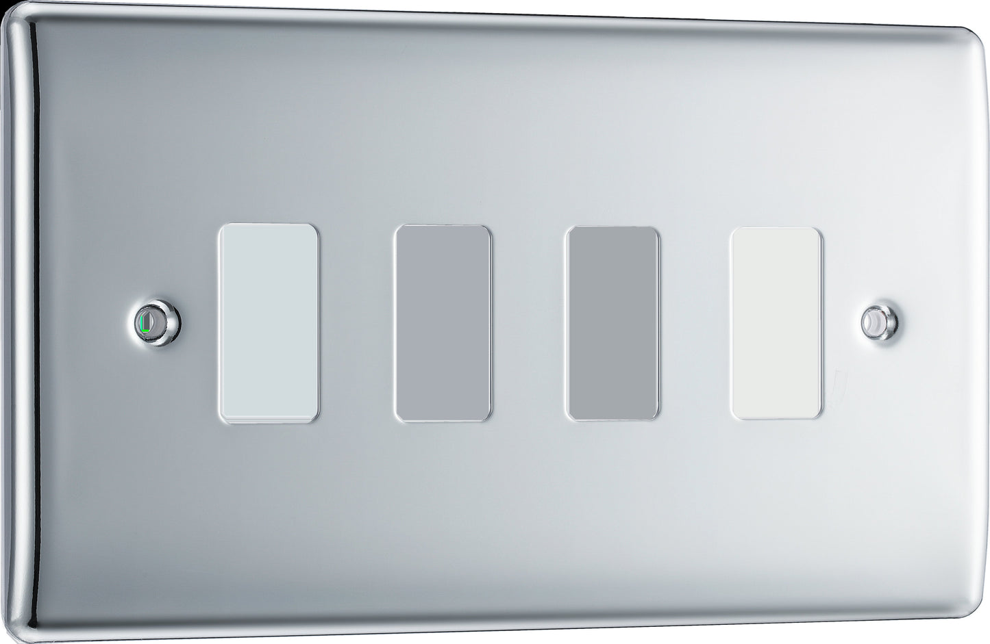 BG Nexus Metal Polished Chrome Grid Front Plate