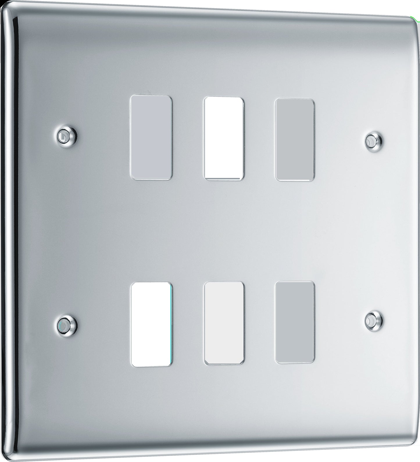 BG Nexus Metal Polished Chrome Grid Front Plate