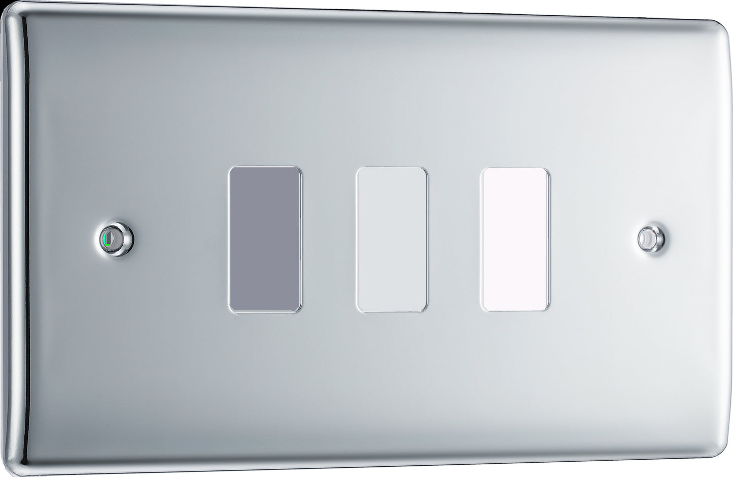 BG Nexus Metal Polished Chrome Grid Front Plate