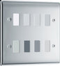 BG Nexus Metal Polished Chrome Grid Front Plate