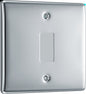 BG Nexus Metal Polished Chrome Grid Front Plate