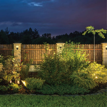 Black UFO LED Outdoor Wall Light with PIR Sensor