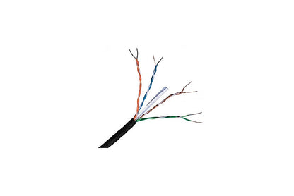CAT6 100% solid copper 305m outdoor PE , Waterproof, High speed LAN Ethernet Network cable, 4 Twisted Pairs, 1 Gbps