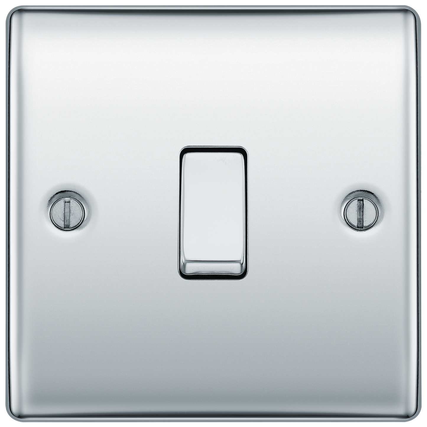 BG Nexus Metal Polished Chrome 16Ax Light Switch