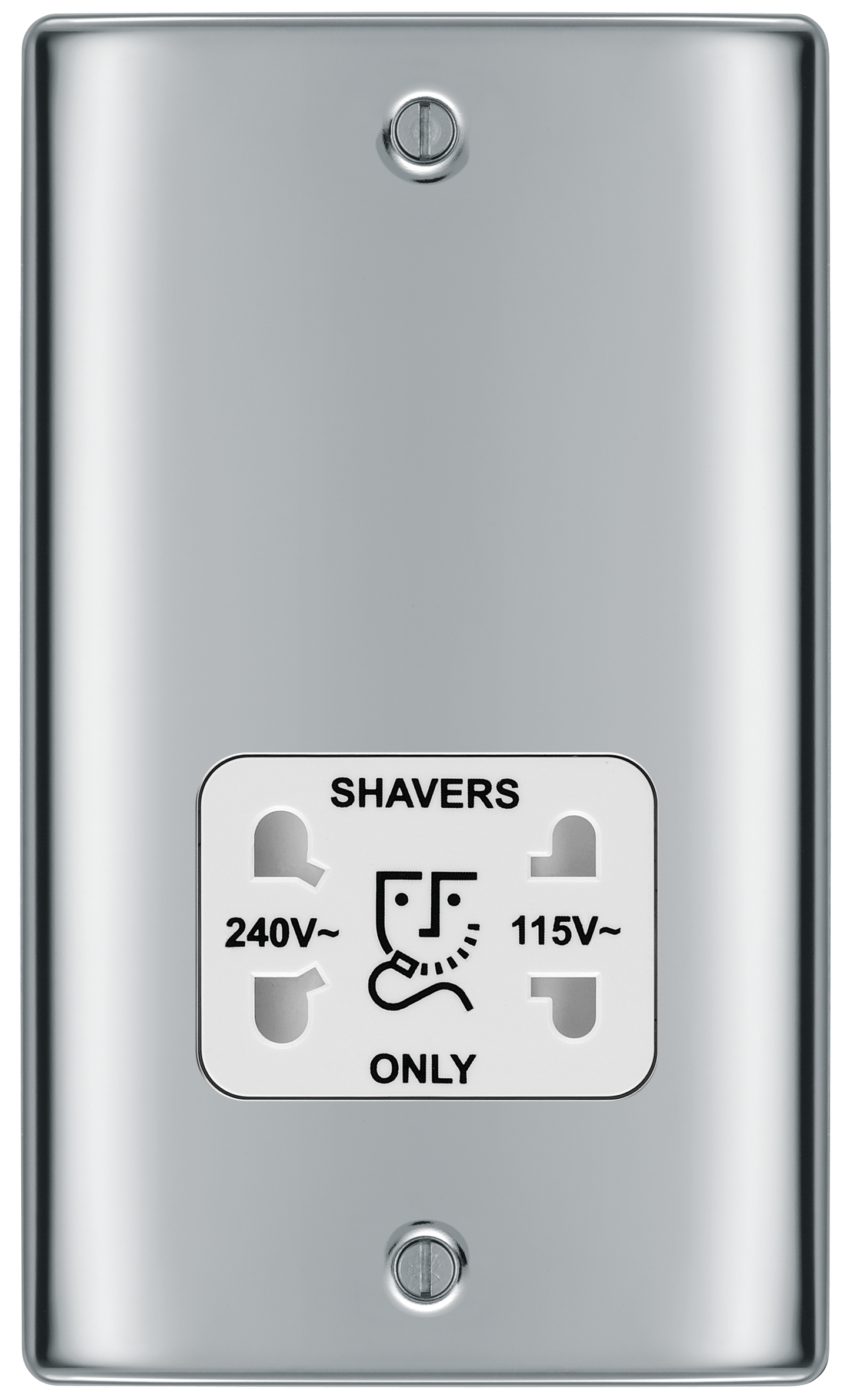 BG Nexus Metal Polished Chrome Shaver Socket