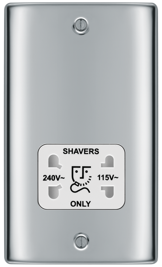 BG Nexus Metal Polished Chrome Shaver Socket