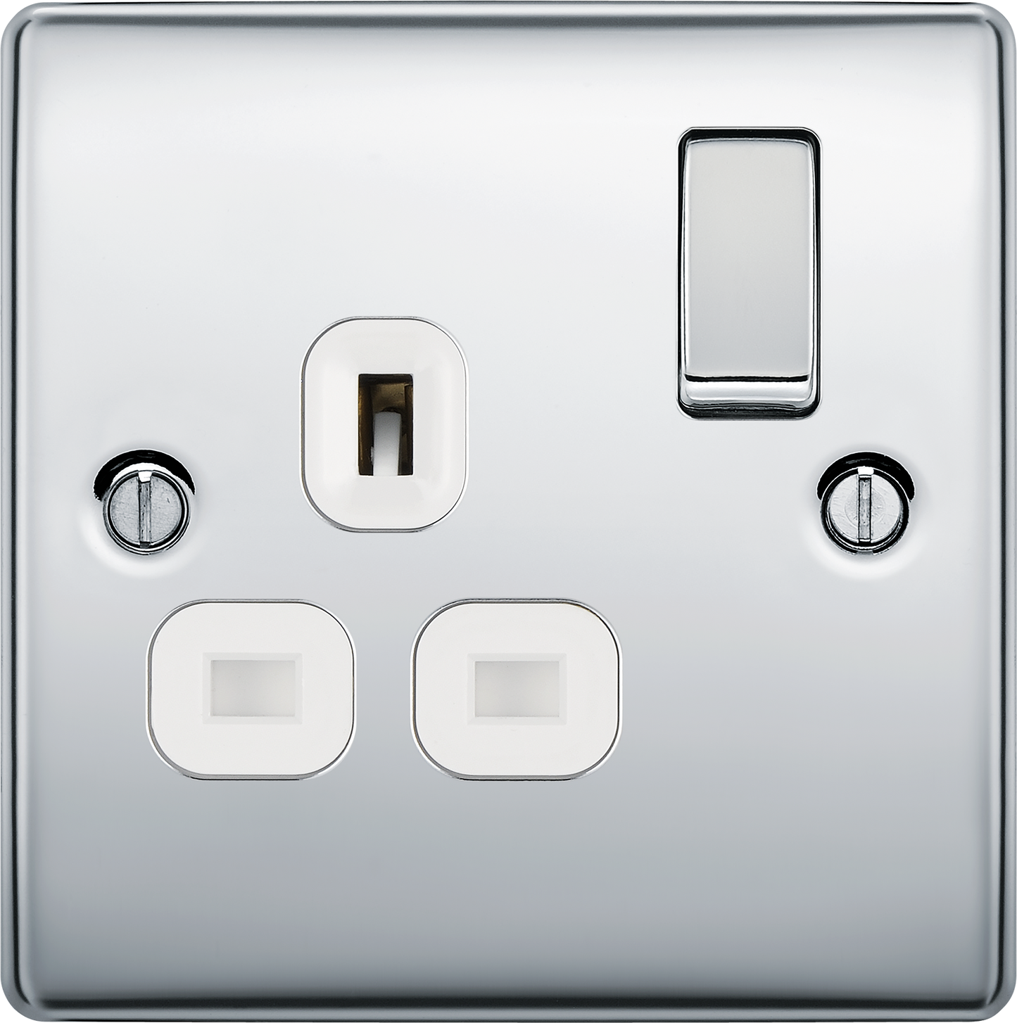 BG Nexus Metal Polished Chrome 13A Switched Socket