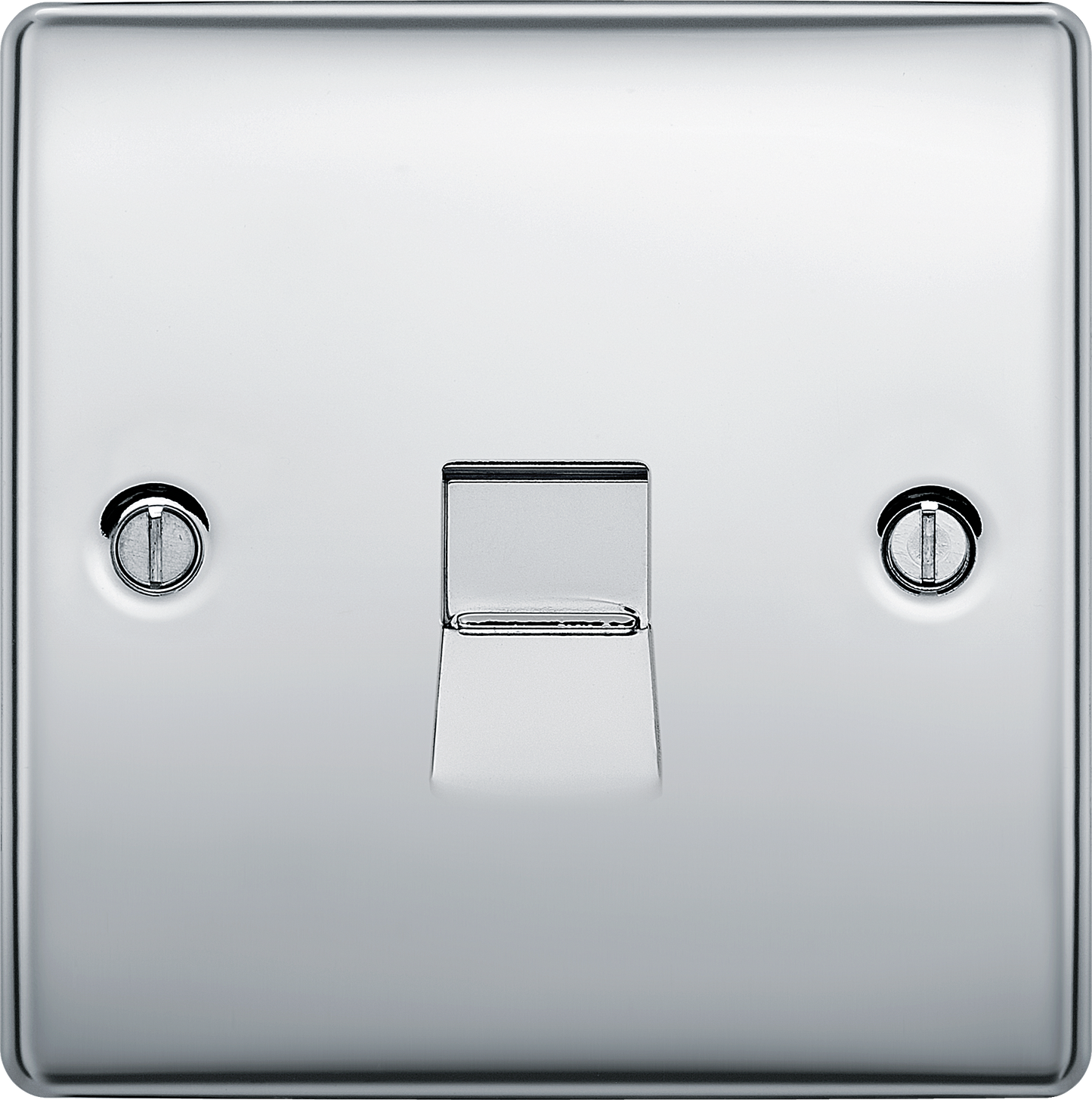 BG Nexus Metal Polished Chrome Telephone & Data Outlet