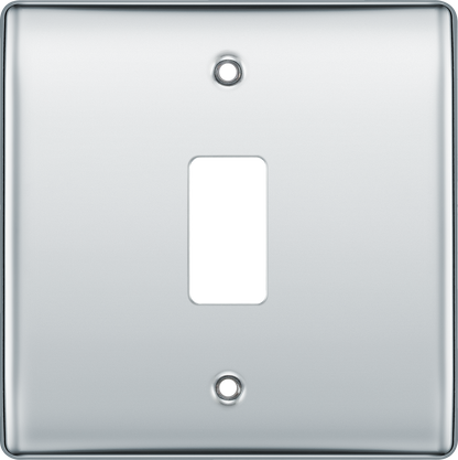 BG Nexus Metal Polished Chrome Grid Front Plate
