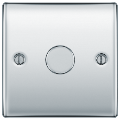 BG Nexus Metal Polished Chrome Dimmer Switch