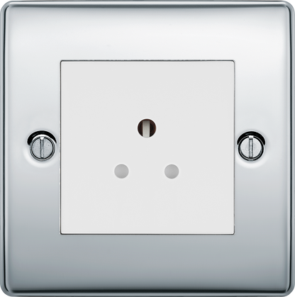 BG Nexus Metal Polished Chrome Round Pin Socket