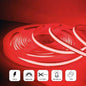 24V COB LED Strip Lights with 480 LEDs/M, 12W/M, 1200lm/M, CRI 90-92, Red Colour