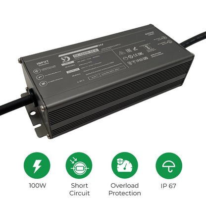 100W 24V 4.2A Waterproof IP65 LED Driver