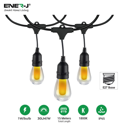 Ener-J 1W Flame Bulb 1800K for T607