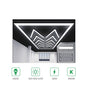 396W Designer Ceiling Light, Arrow Border, CCT Switch – Ener-J