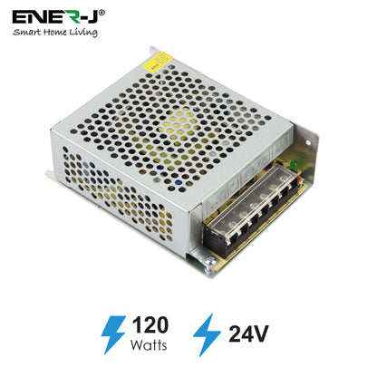 24V 5A 120W SMPS Driver, Slim Housing