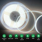 24V COB LED Strip Lights 30 Meters Reel with 480 LEDs/M, 12W/M, 1200lm/M, CRI 90-92, 6500K, IP68