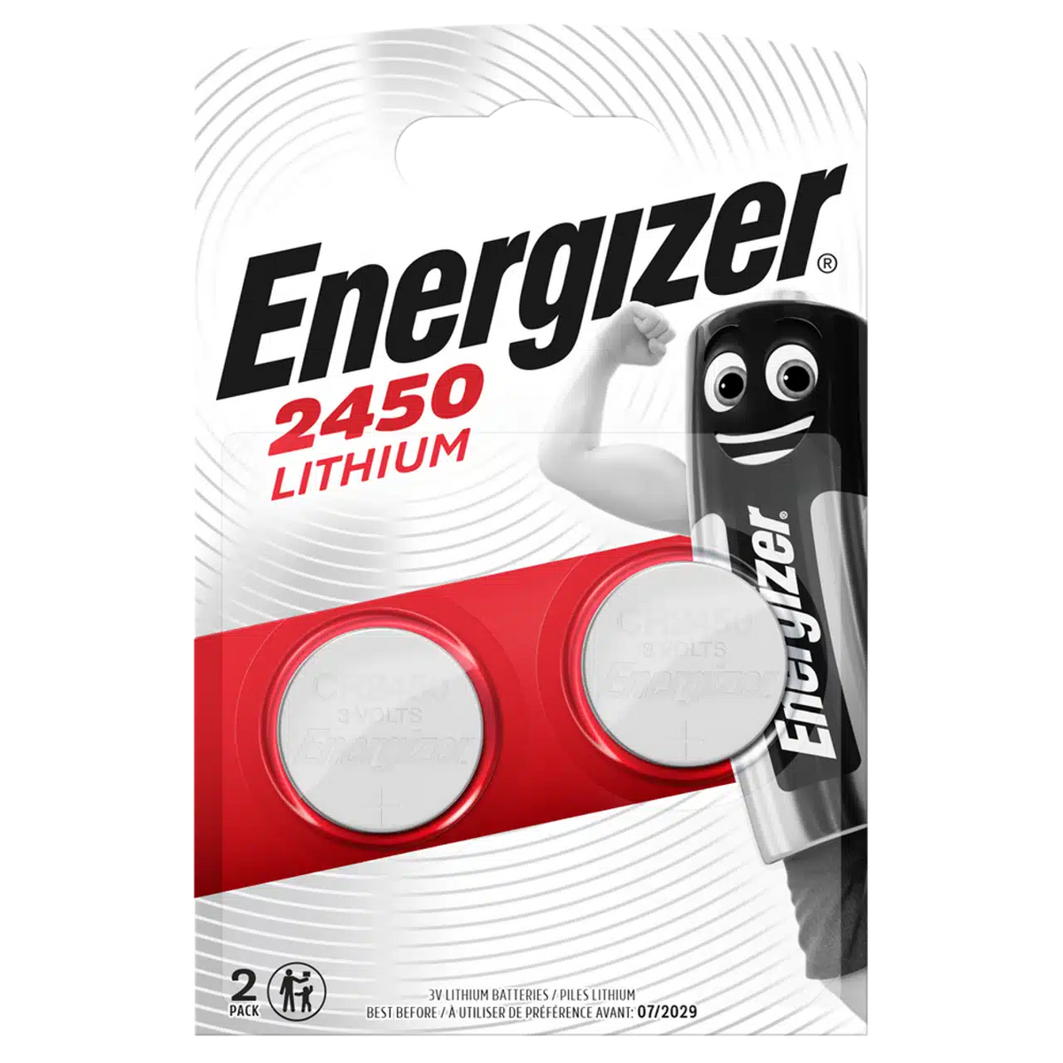 Energizer CR2450 Lithium Coin Cell Batteries | 2 Pack – Texecom