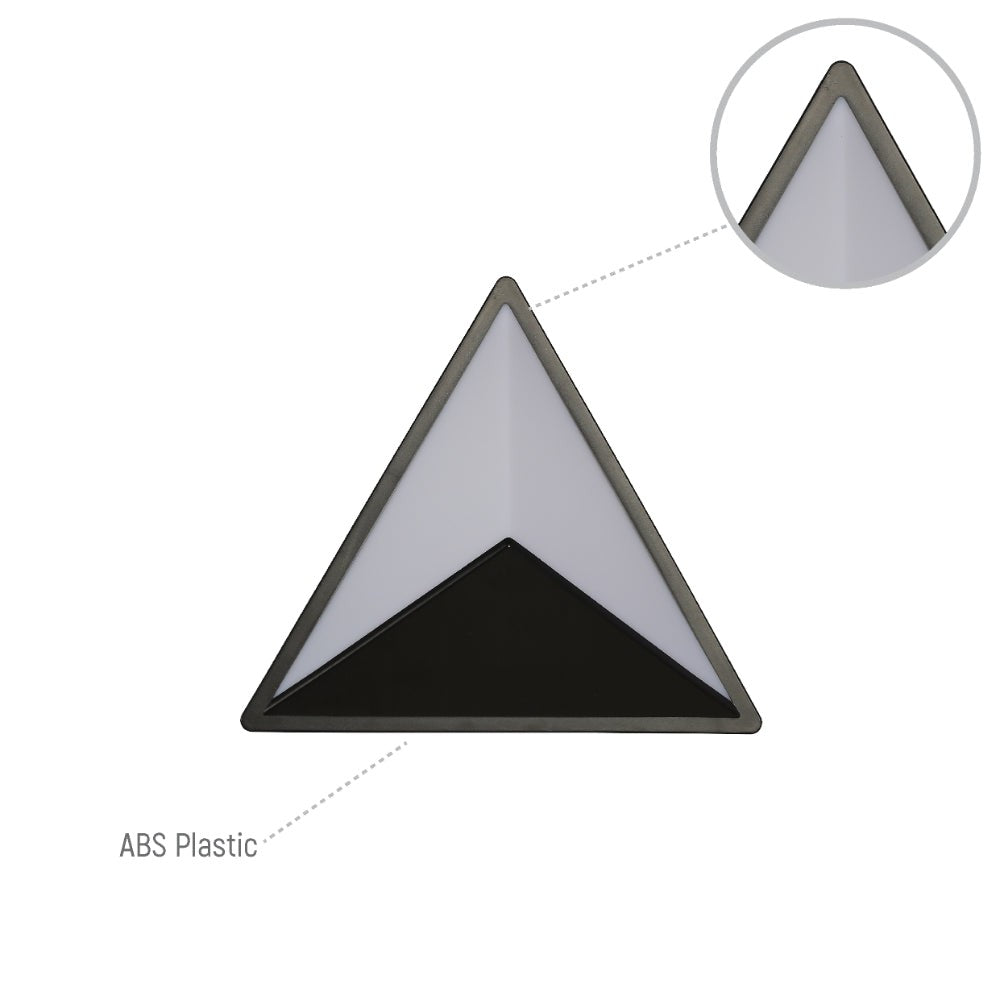 Pyramid Modern Plastic LED Outdoor Wall Light 15W Cool White