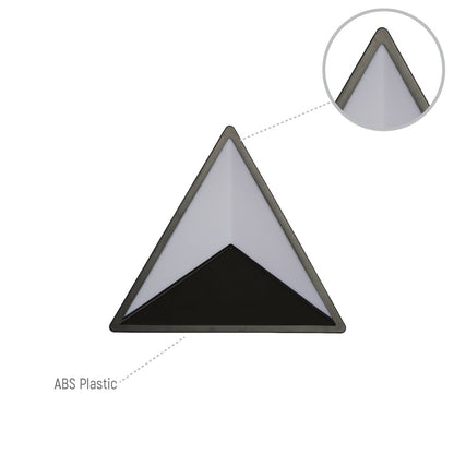 Pyramid Modern Plastic LED Outdoor Wall Light 15W Cool White