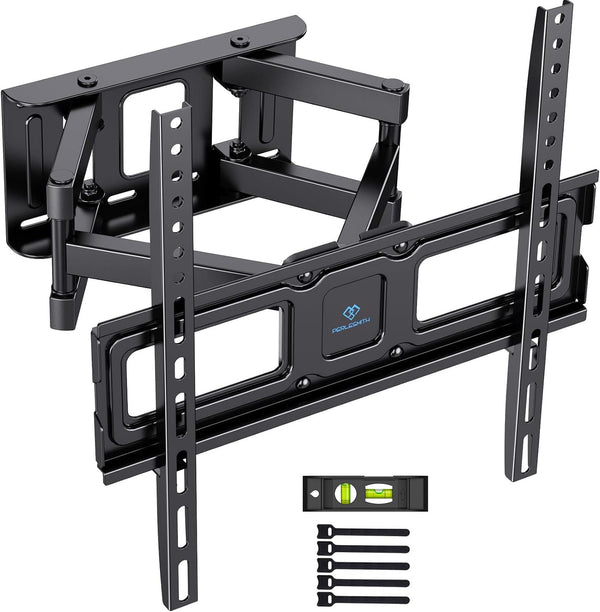 PERLESMITH Tilt TV Bracket, 26-65" TVs, 45kg, VESA 400x400