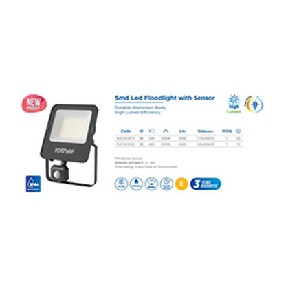 Rother SMD LED Floodlight With Sensor