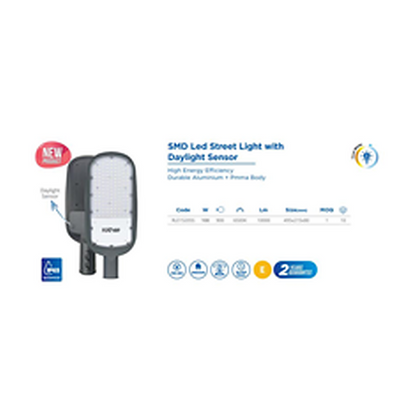 Rother SMD LED Street Light With Sensor 100W