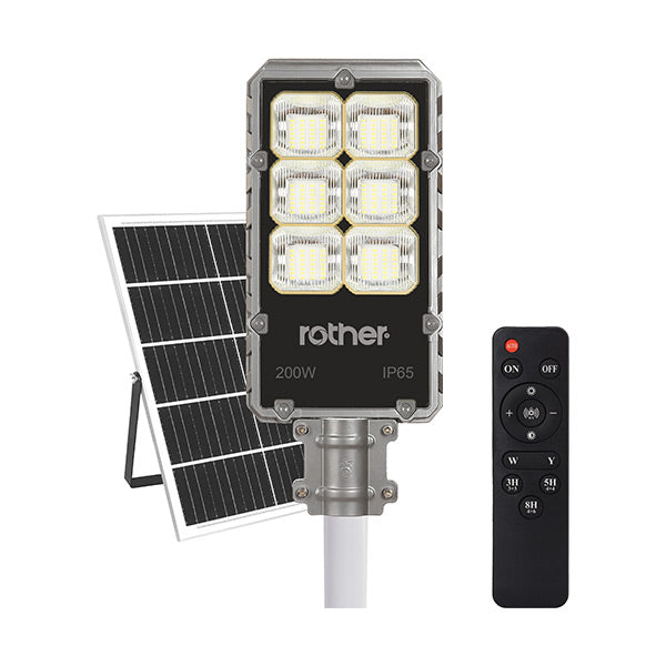 Rother Solar SMD Street Light, 200W, IP65, 6500K