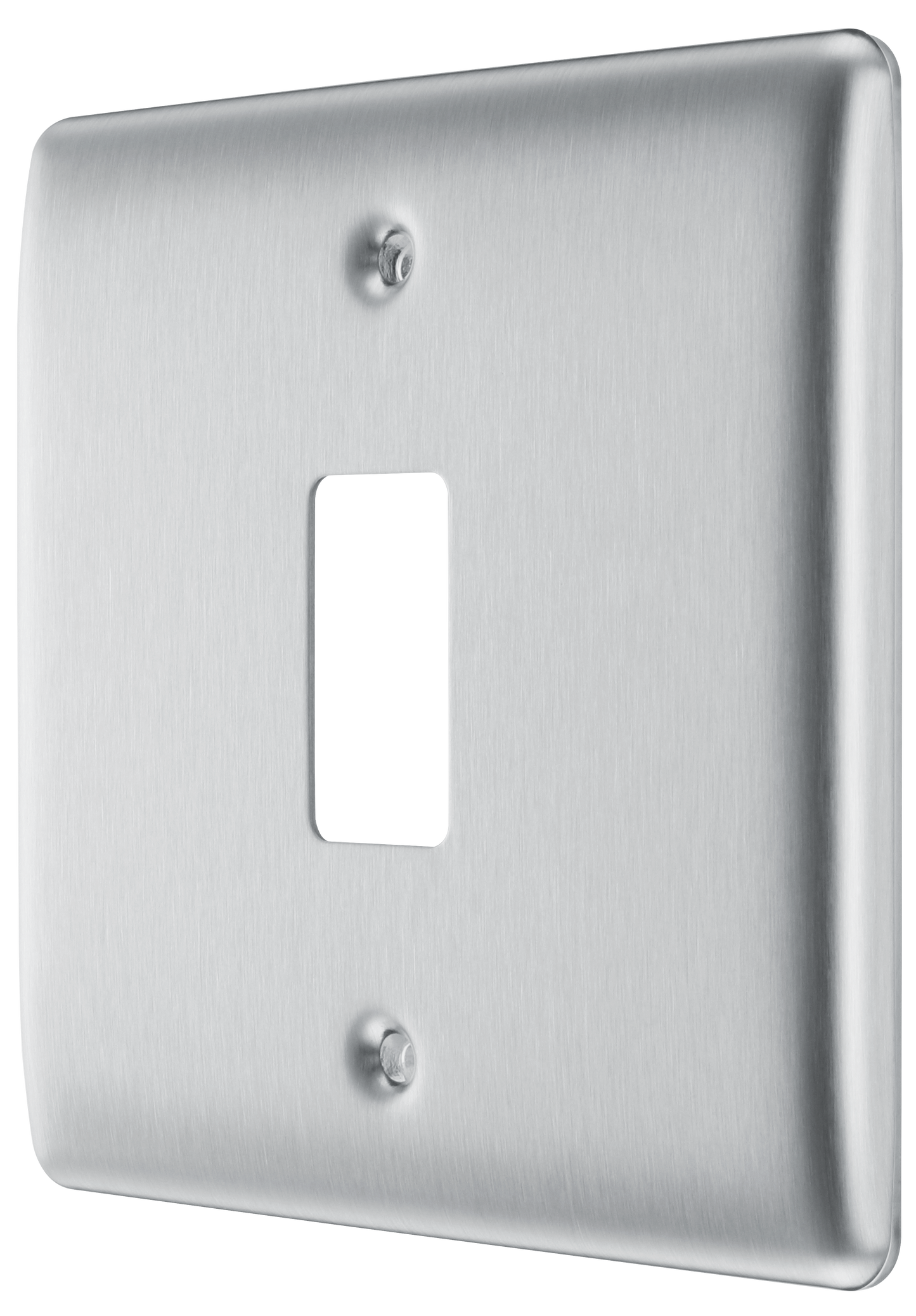 BG Nexus Metal Brushed Steel Grid Front Plate