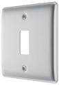 BG Nexus Metal Brushed Steel Grid Front Plate