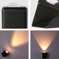 Rotatable Cubes LED Wall Light, Black, 3000K, Narrow Beam