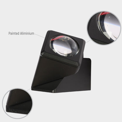 Rotatable Cubes LED Wall Light, Black, 3000K, Narrow Beam