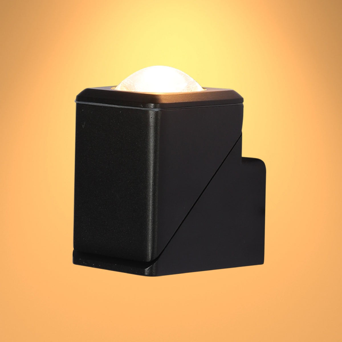 Rotatable Cubes LED Wall Light, Black, 3000K, Narrow Beam – TEKLED