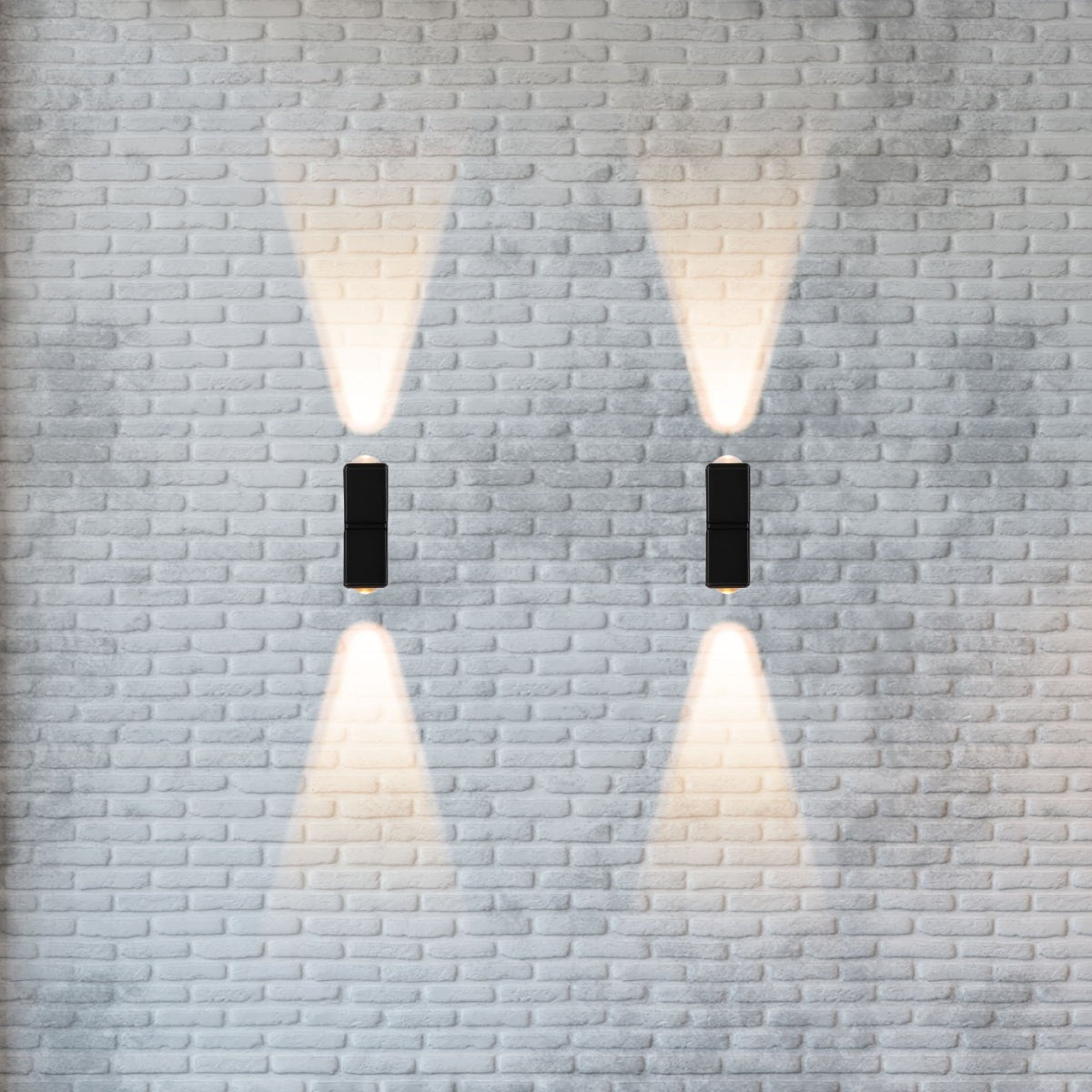 Rotatable Cubes LED Wall Light, Black, 3000K, Narrow Beam