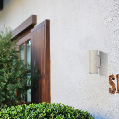 Rotatable Cylinders  Outdoor LED Wall Light White 3000K Wide Beam