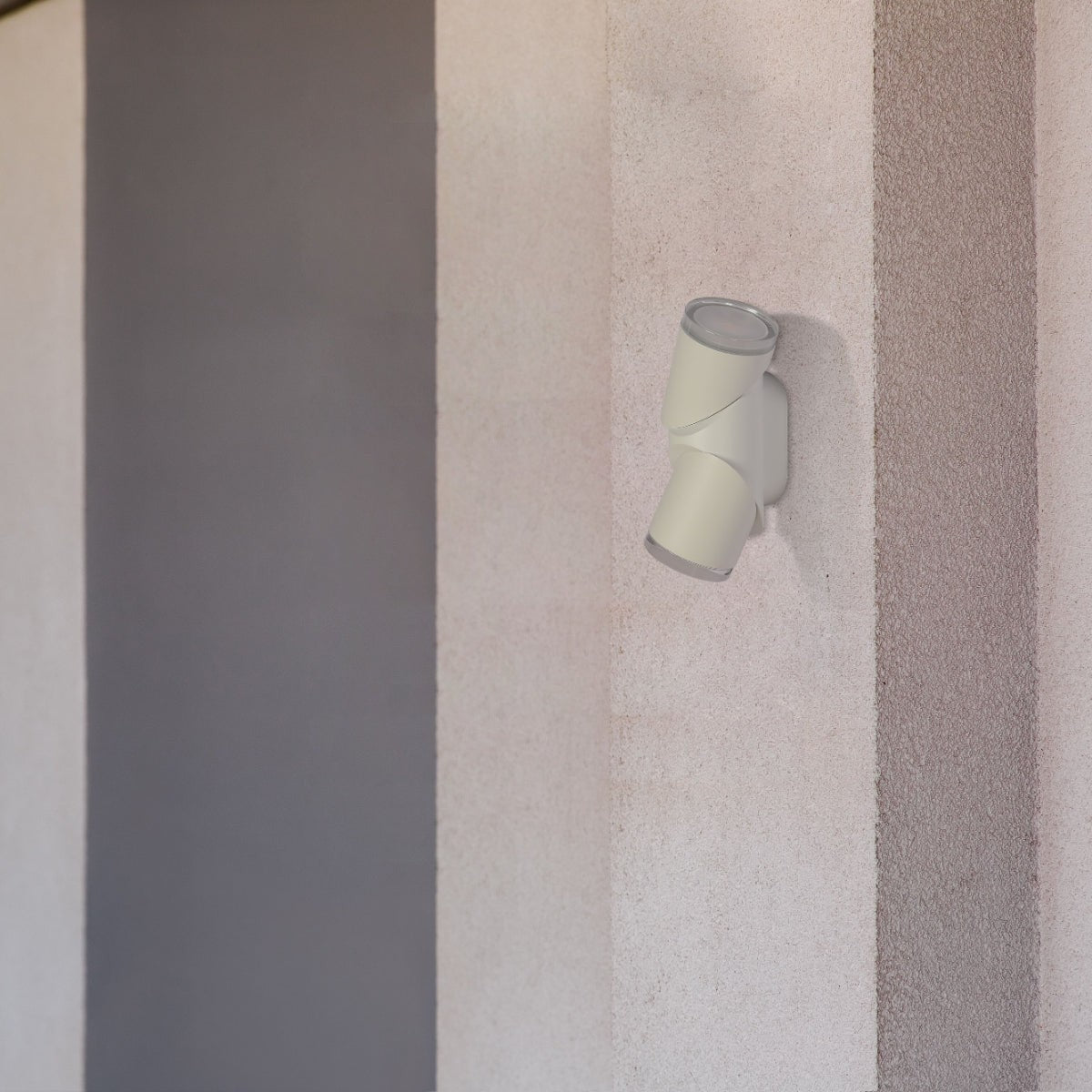 Rotatable Cylinders  Outdoor LED Wall Light White 3000K Wide Beam