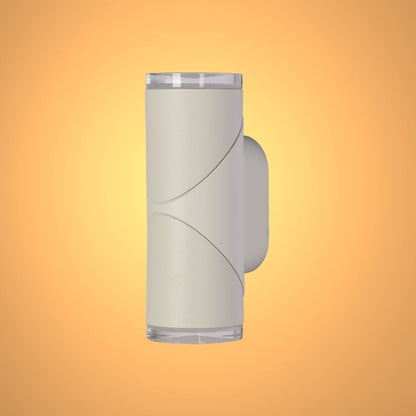 Rotatable Cylinders  Outdoor LED Wall Light White 3000K Wide Beam