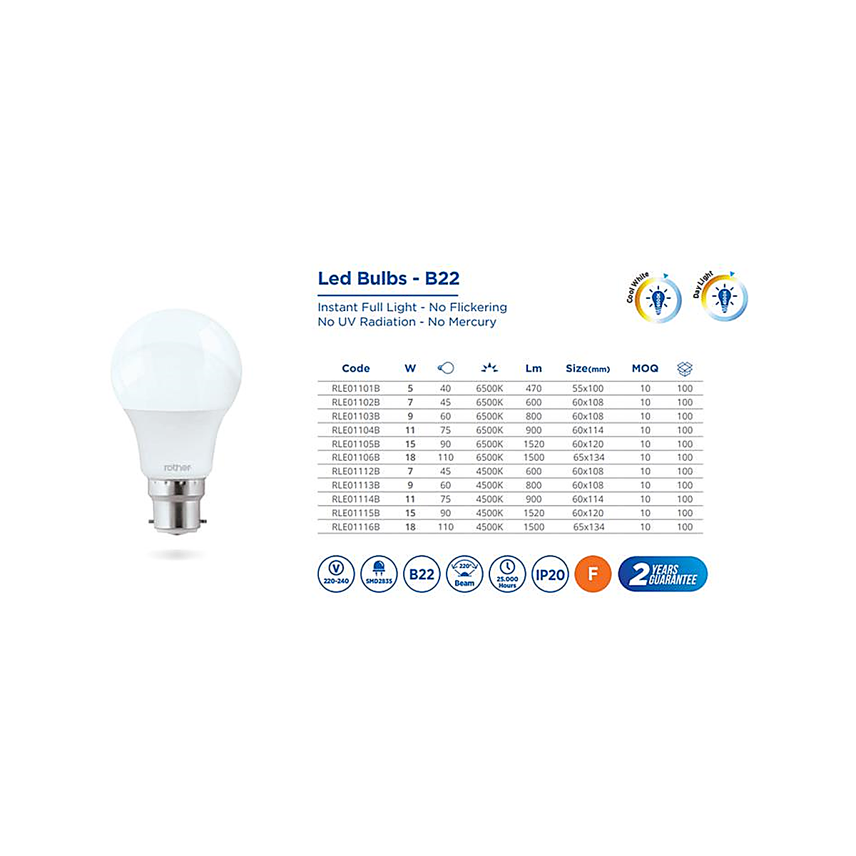 Rother A60 LED Bulb