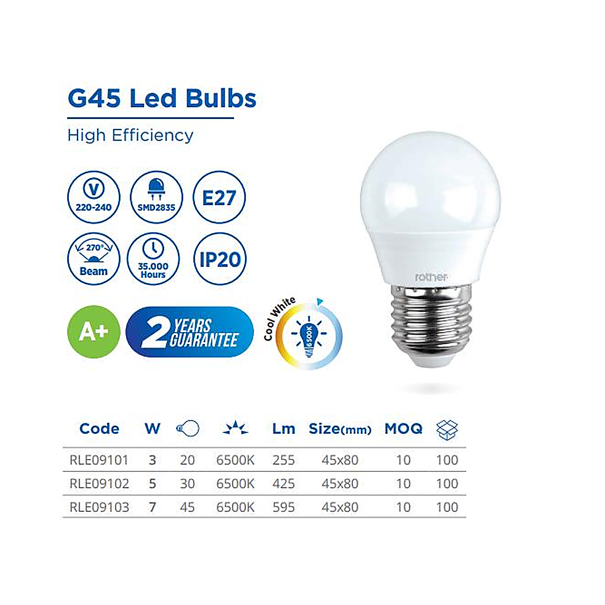 Rother G45 LED Bulb