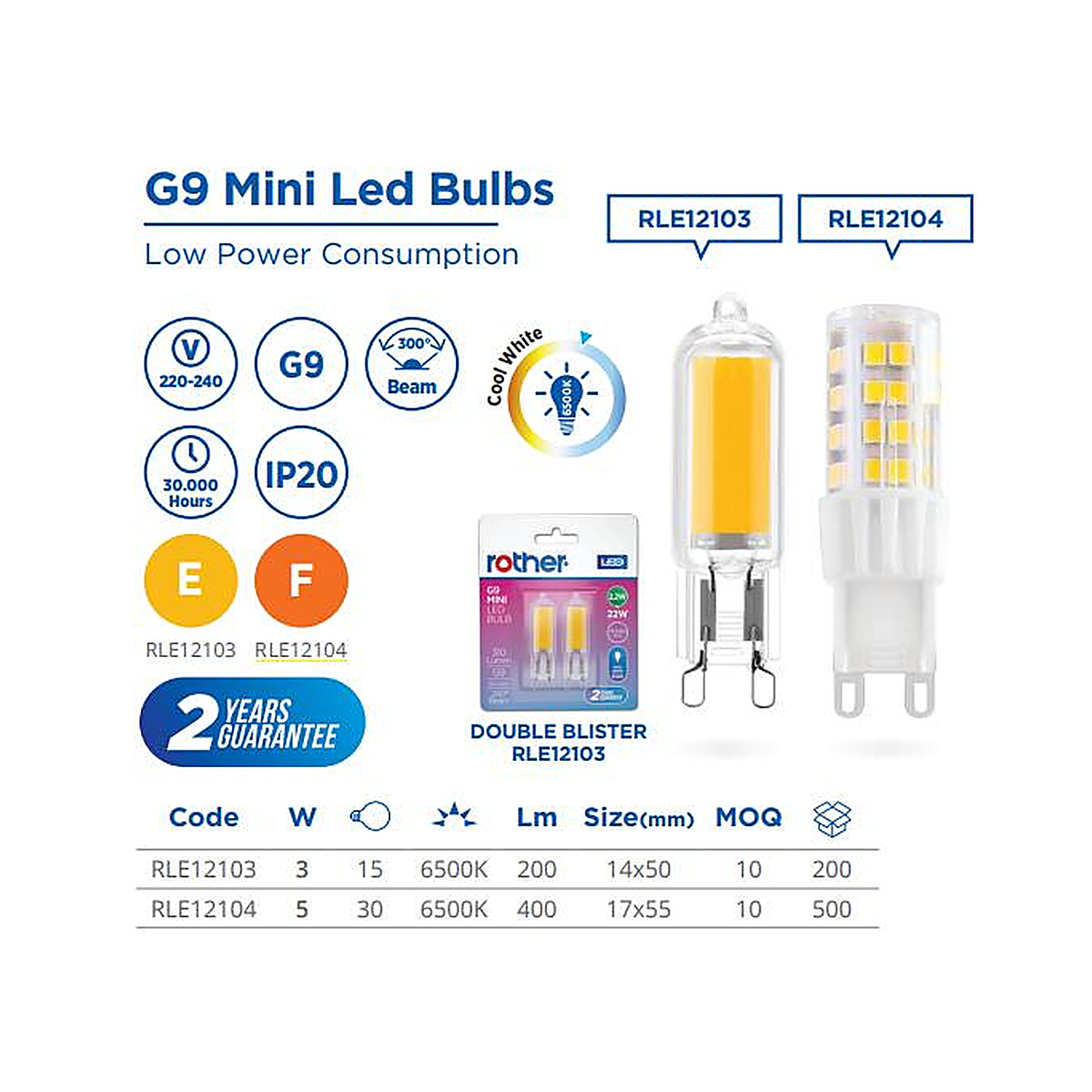 Rother G9 LED Bulb