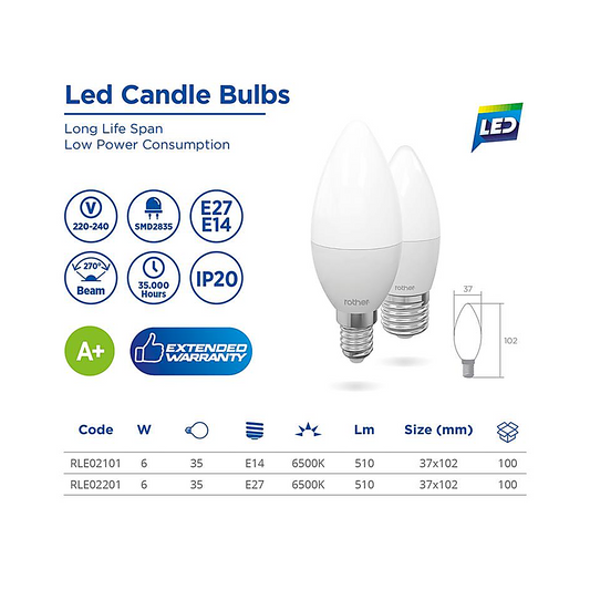 Rother LED Candle Bulb