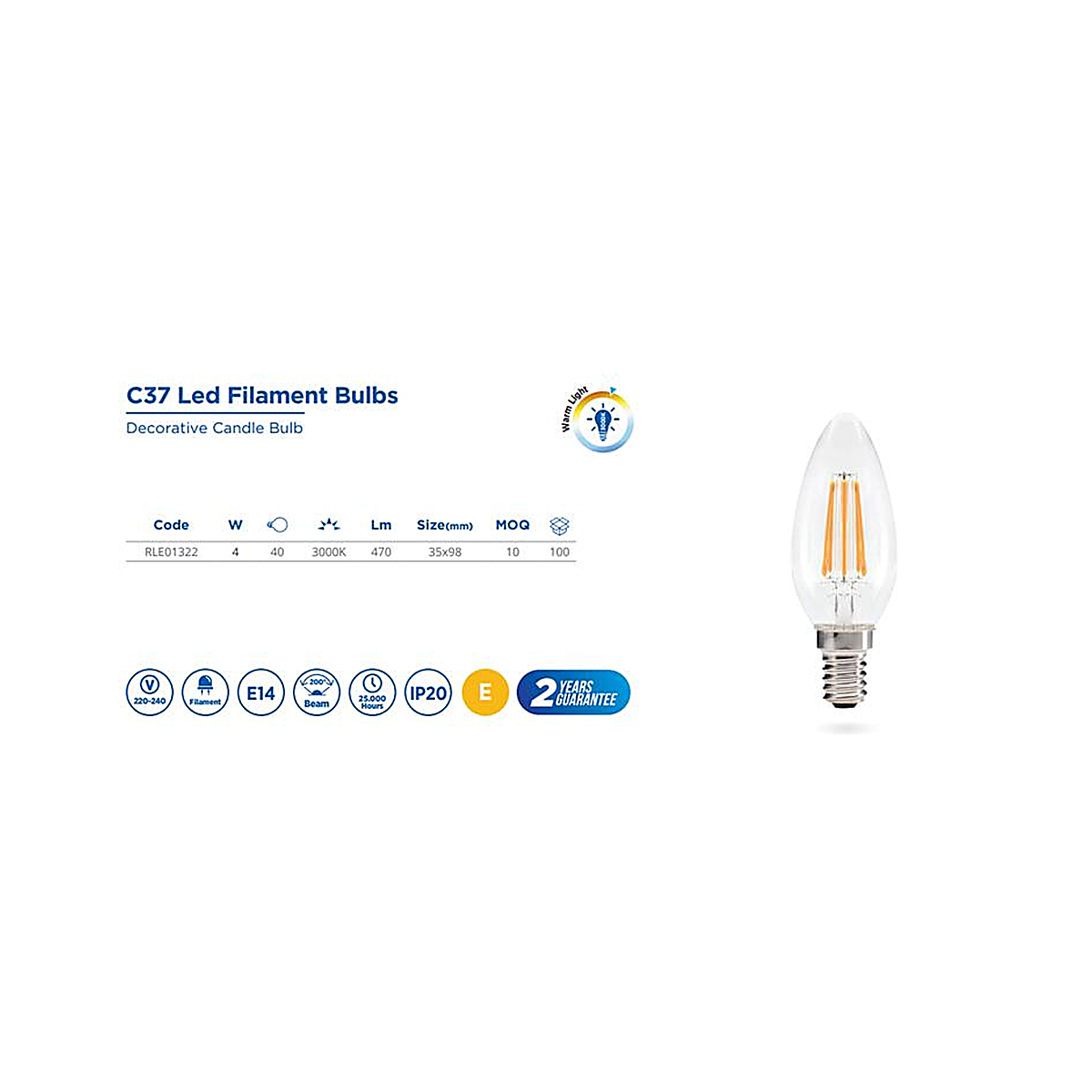 Rother LED Filament Bulb