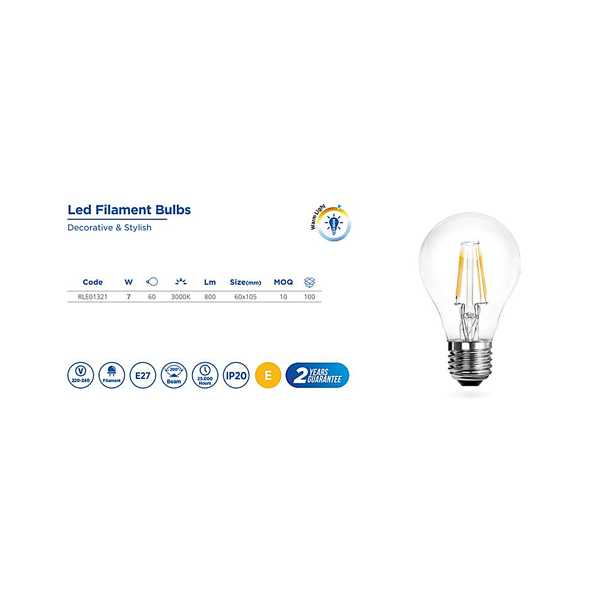 Rother LED Filament Bulb