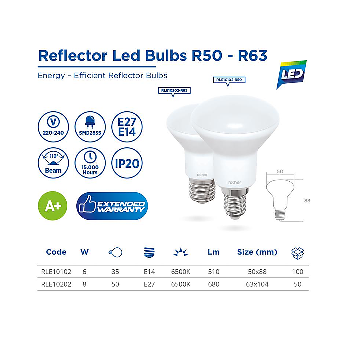 Rother R63 Reflector LED Bulb